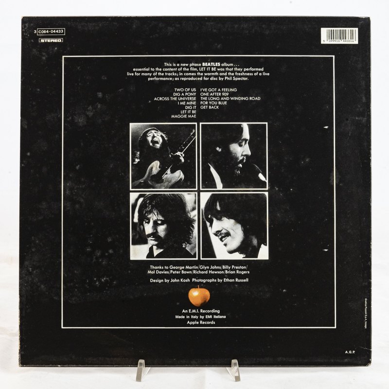 The Beatles Let It Be Ed. 1970 | Mercatino dell'Usato Alessandria 2