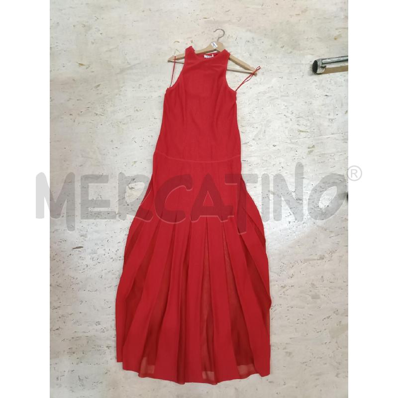 ABITO DONNA ROSSO LUNGO COS FASCE | Mercatino dell'Usato San  benedetto del tronto 1