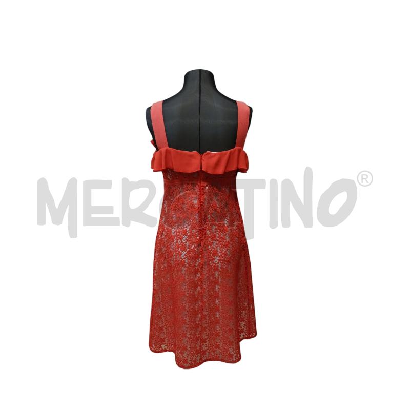 ABITO DONNA ROSSO PIZZO FNTSIA FLOREALE PINKO | Mercatino dell'Usato San  benedetto del tronto 2
