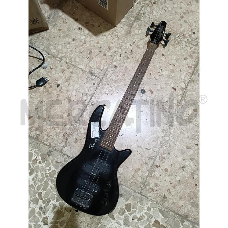BASSO ELETTRICO SAMICK NERO 4 CORDE | Mercatino dell'Usato San  benedetto del tronto 1