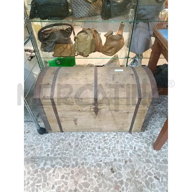 BAULE LEGNO BOMBATO | Mercatino dell'Usato San  benedetto del tronto 1
