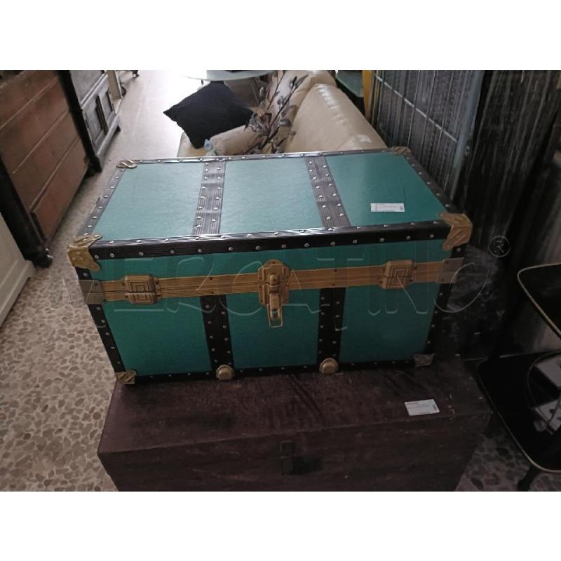 BAULE VERDE ANGOLI DORATI | Mercatino dell'Usato San  benedetto del tronto 1