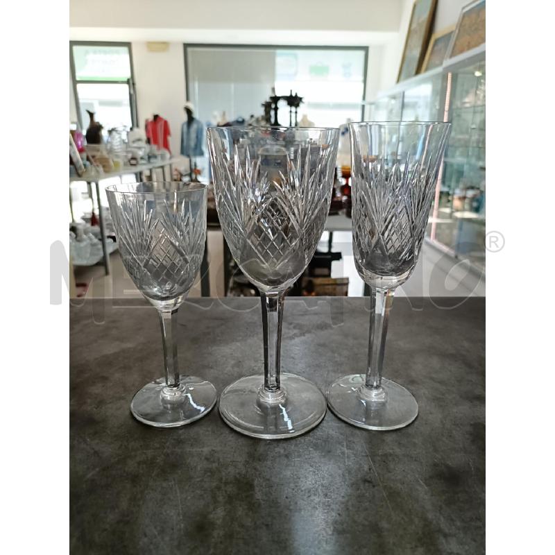 BICCHIERI PZ. 14 MISTI SAINT LOUIS CRYSTAL CHANTILLY | Mercatino dell'Usato San  benedetto del tronto 1