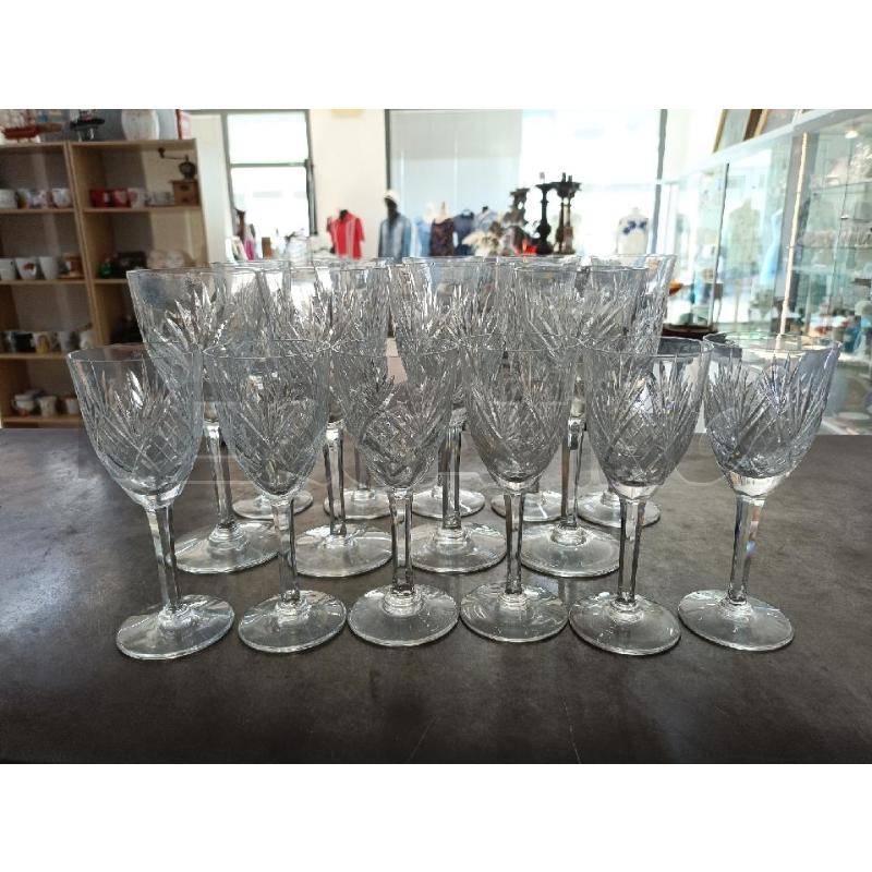 BICCHIERI PZ. 14 MISTI SAINT LOUIS CRYSTAL CHANTILLY | Mercatino dell'Usato San  benedetto del tronto 2