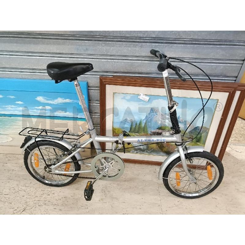 BICICLETTA GRIGIO PIEGHEVOLE CITY BIKE | Mercatino dell'Usato San  benedetto del tronto 1