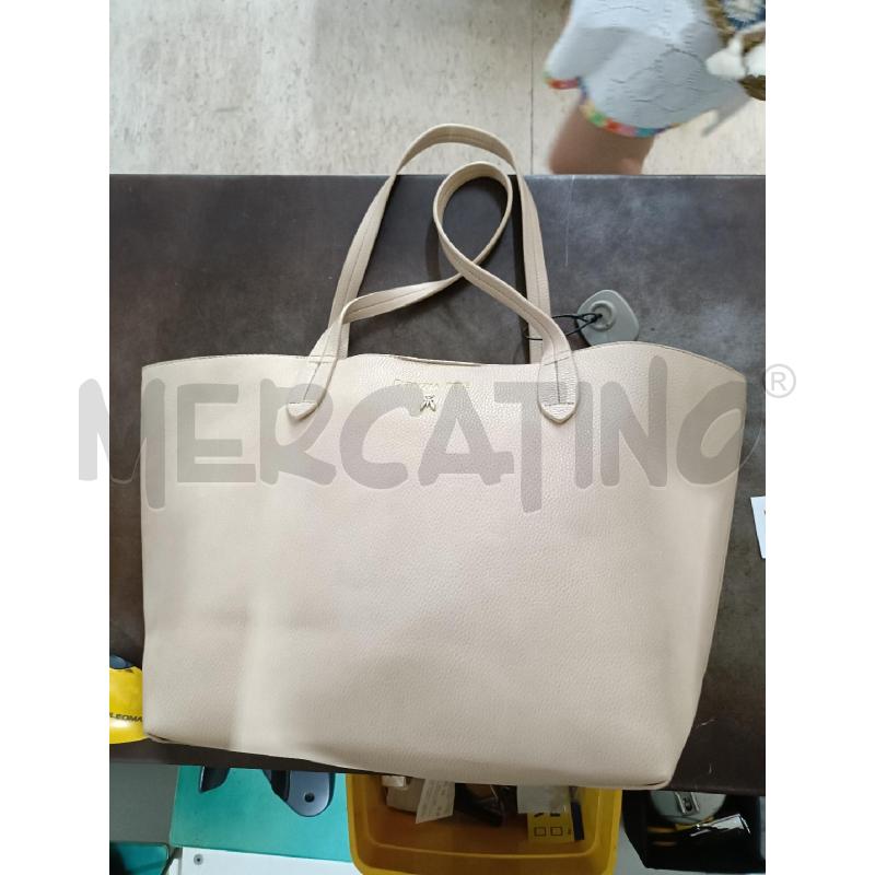 BORSA DONNA BEIGE PELLE PATIZIA PEPE 2 IN 1 | Mercatino dell'Usato San  benedetto del tronto 1