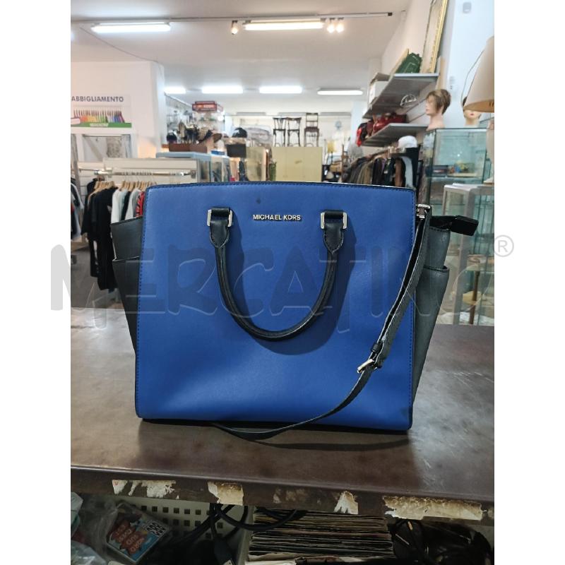 BORSA DONNA BLU NERA MICHAEL KORS | Mercatino dell'Usato San  benedetto del tronto 1
