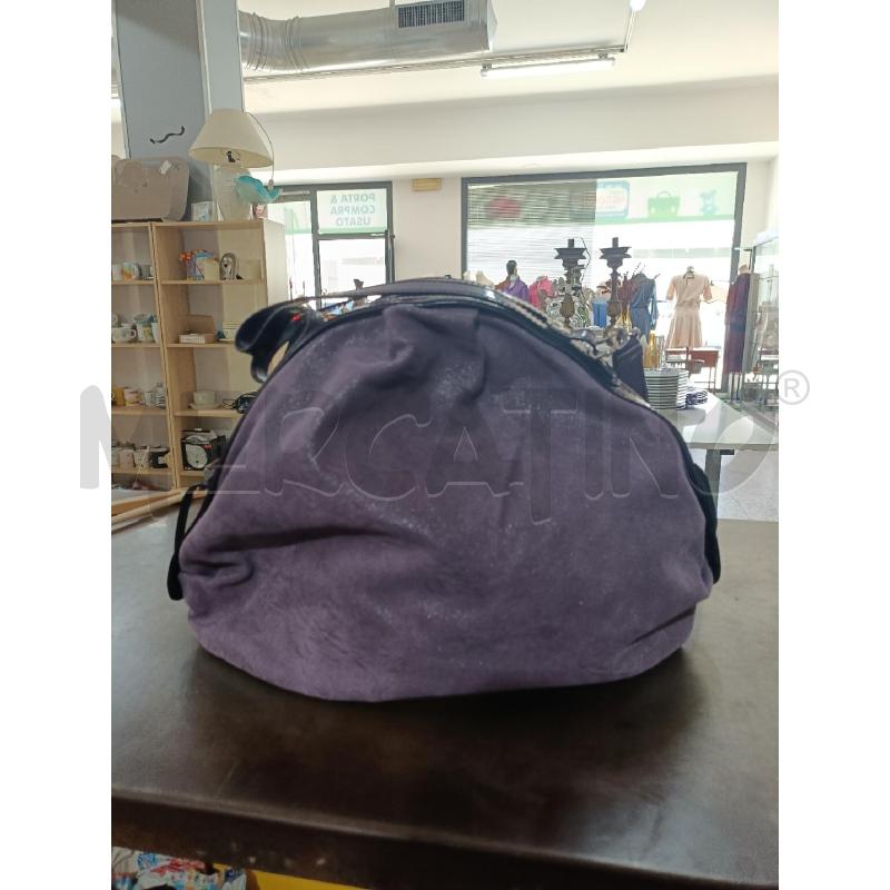 BORSA DONNA LILLA GLITTERATO BIASIA | Mercatino dell'Usato San  benedetto del tronto 1