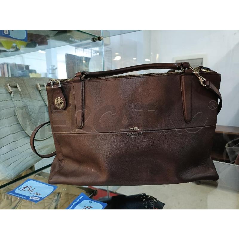 BORSA DONNA MARRONE COACH  | Mercatino dell'Usato San  benedetto del tronto 1
