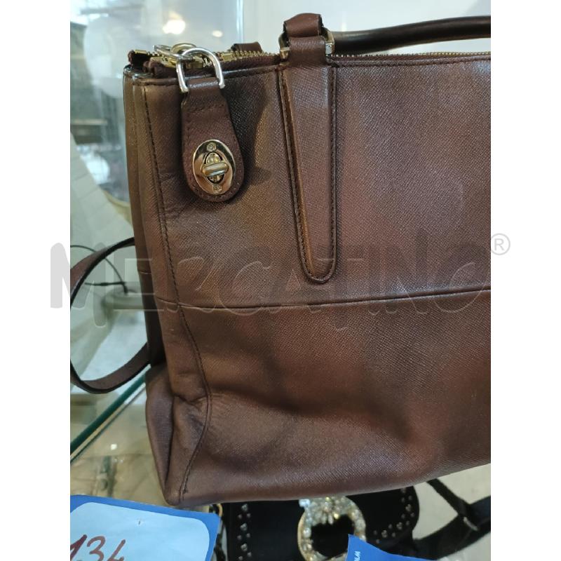 BORSA DONNA MARRONE COACH  | Mercatino dell'Usato San  benedetto del tronto 2