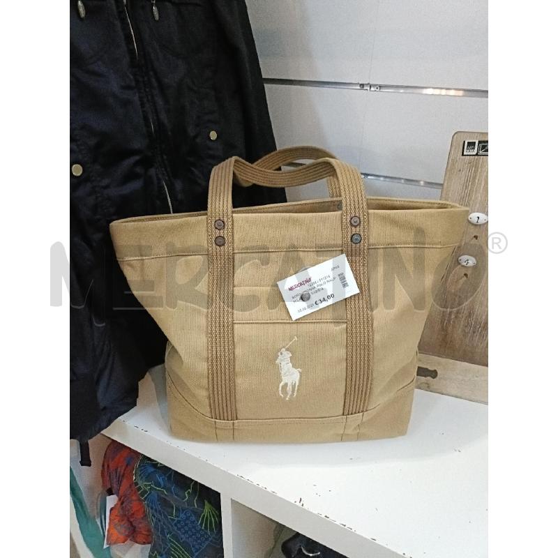 BORSA DONNA POLO RALPH LAUREN SABBIA | Mercatino dell'Usato San  benedetto del tronto 1