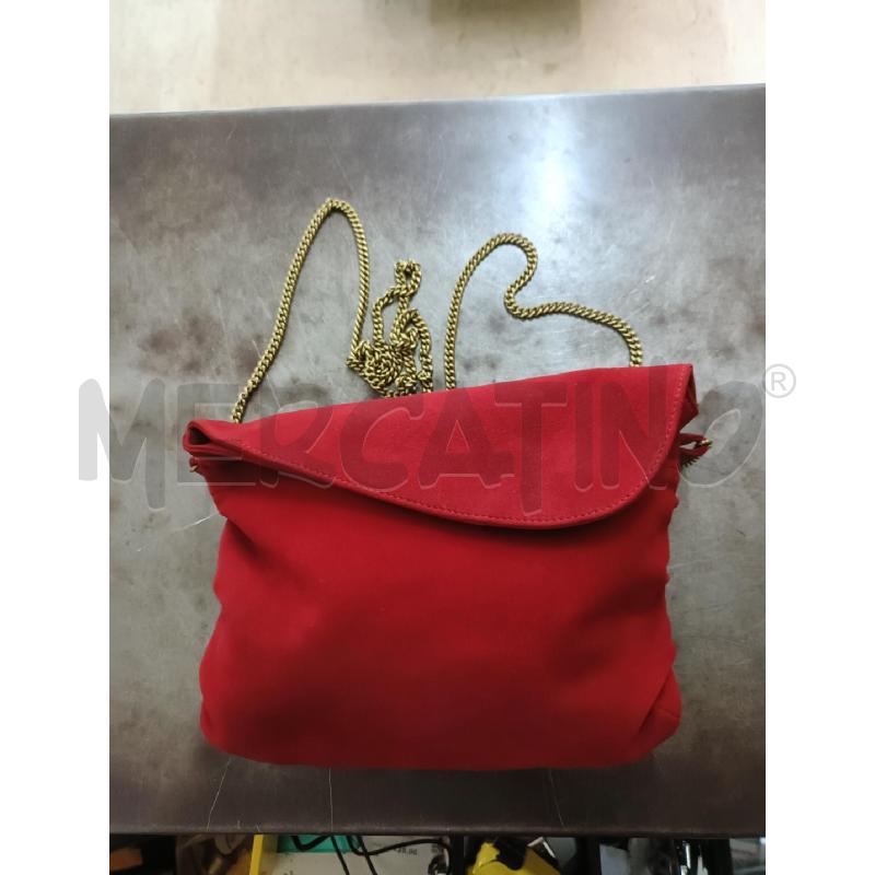 BORSA DONNA SCAMOSCIATA ROSSA MAX E CO | Mercatino dell'Usato San  benedetto del tronto 1