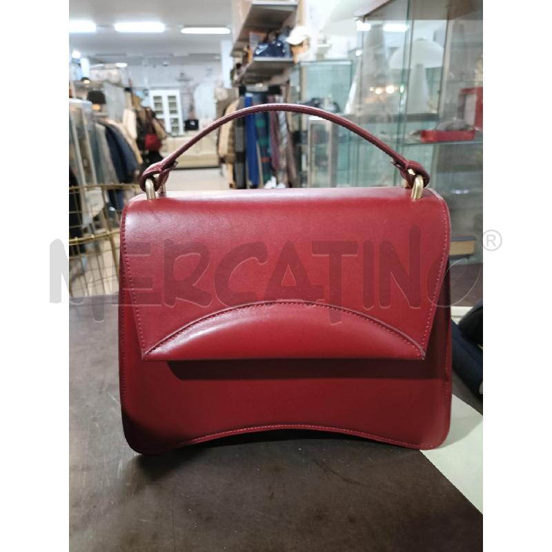 BORSA PELLE BURGUNDY SHADE | Mercatino dell'Usato San  benedetto del tronto 1