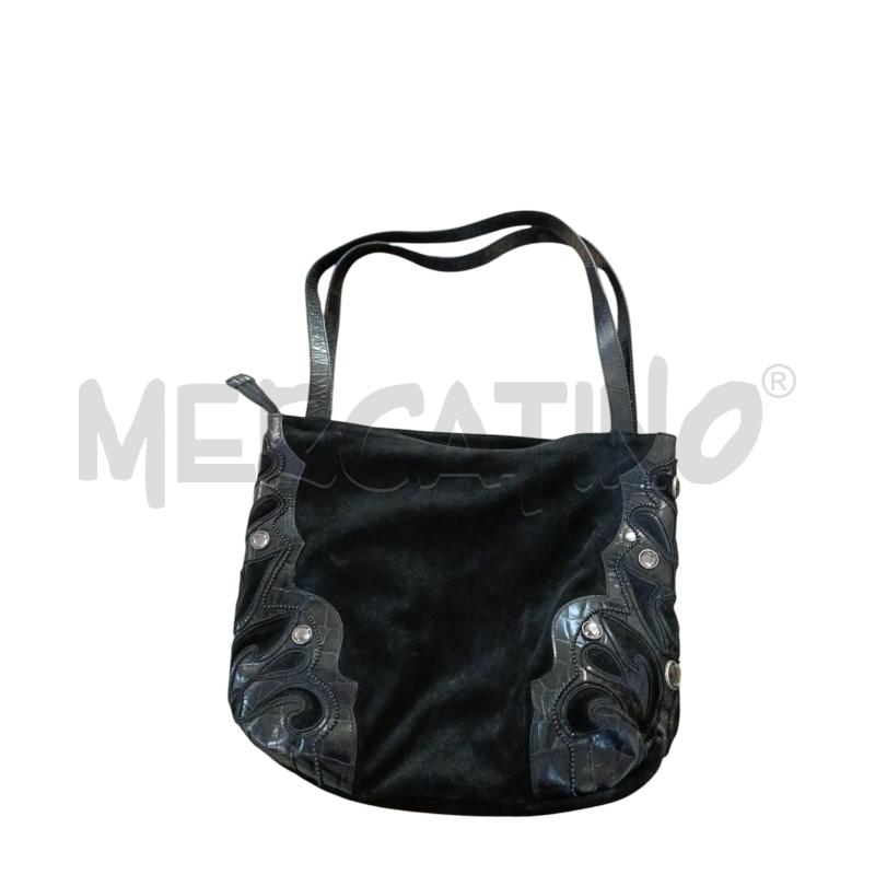 BORSA PELLE NERA BRACCIALINI | Mercatino dell'Usato San  benedetto del tronto 1