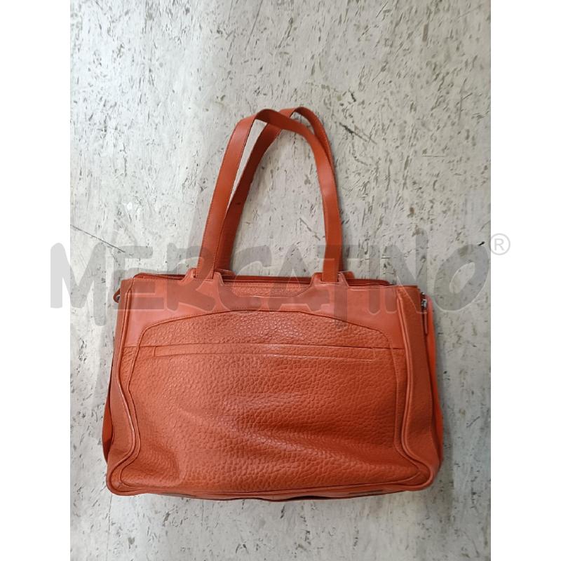 BORSA PELLE PIQUADRO ARANCIO PELLE | Mercatino dell'Usato San  benedetto del tronto 2