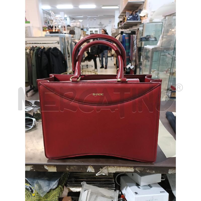 BORSA PELLE SHADE BURGUNDY CARTELLA | Mercatino dell'Usato San  benedetto del tronto 1