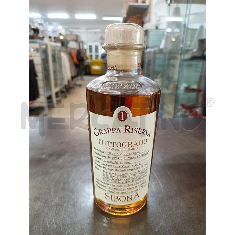 BOTTIGLIA COLLEZIONE GRAPPA RISERVA TUTTO GRADO CAMPIONE DI BARILE | Mercatino dell'Usato San  benedetto del tronto 1
