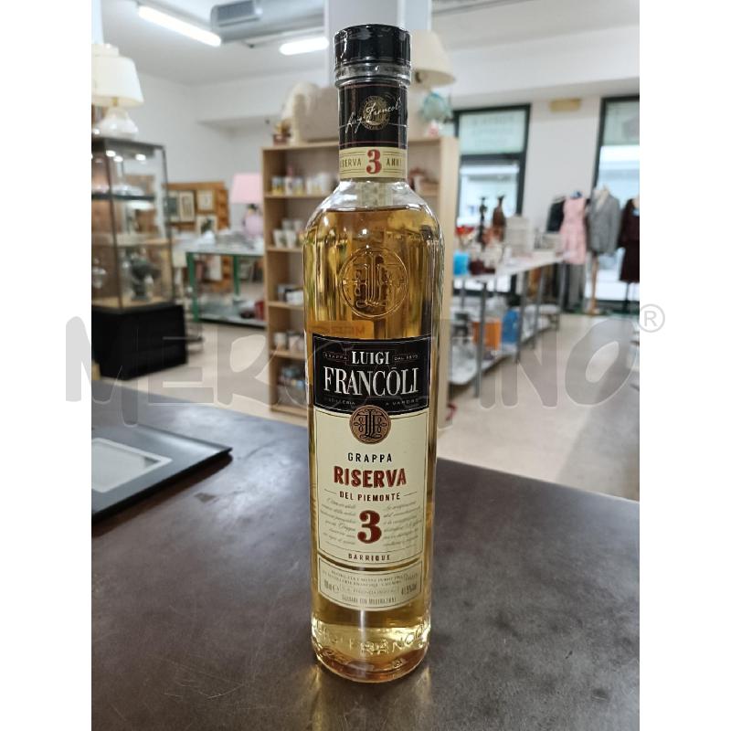 BOTTIGLIA COLLEZIONE LUIGI FRANCOLI GRAPPA RISERVA DEL PIEMONTE 3 | Mercatino dell'Usato San  benedetto del tronto 1
