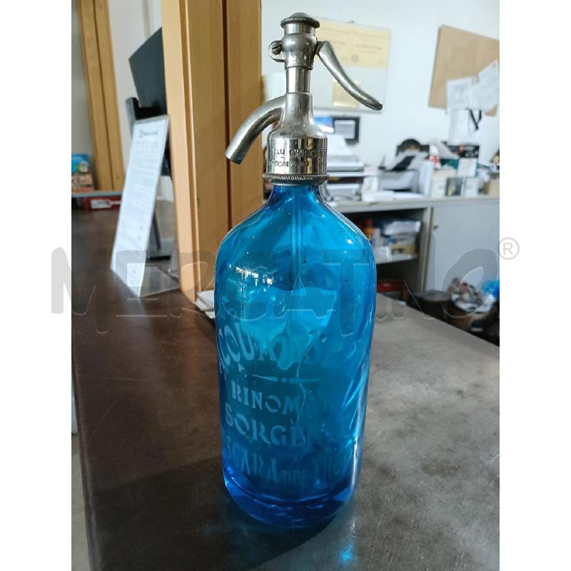 BOTTIGLIA SELTZER BLU SAN BENEDETTO | Mercatino dell'Usato San  benedetto del tronto 1
