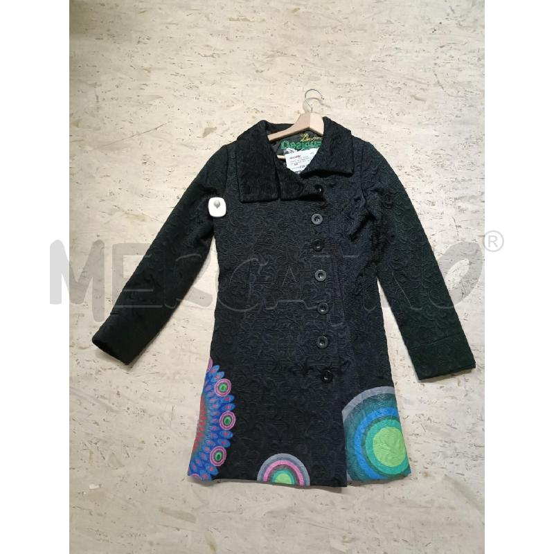 CAPPOTTO DONNA NERO DESIGUAL CON CERCHI | Mercatino dell'Usato San  benedetto del tronto 1