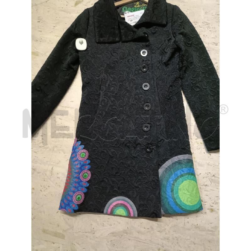 CAPPOTTO DONNA NERO DESIGUAL CON CERCHI | Mercatino dell'Usato San  benedetto del tronto 3