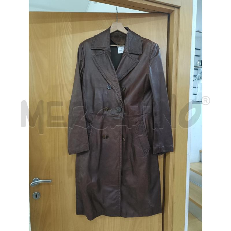 CAPPOTTO UOMO PELLE MARRONE DOPPIOPETTO | Mercatino dell'Usato San  benedetto del tronto 1