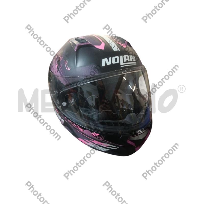 CASCO MOTO NOLAN N87 NERO FUXIA  | Mercatino dell'Usato San  benedetto del tronto 2