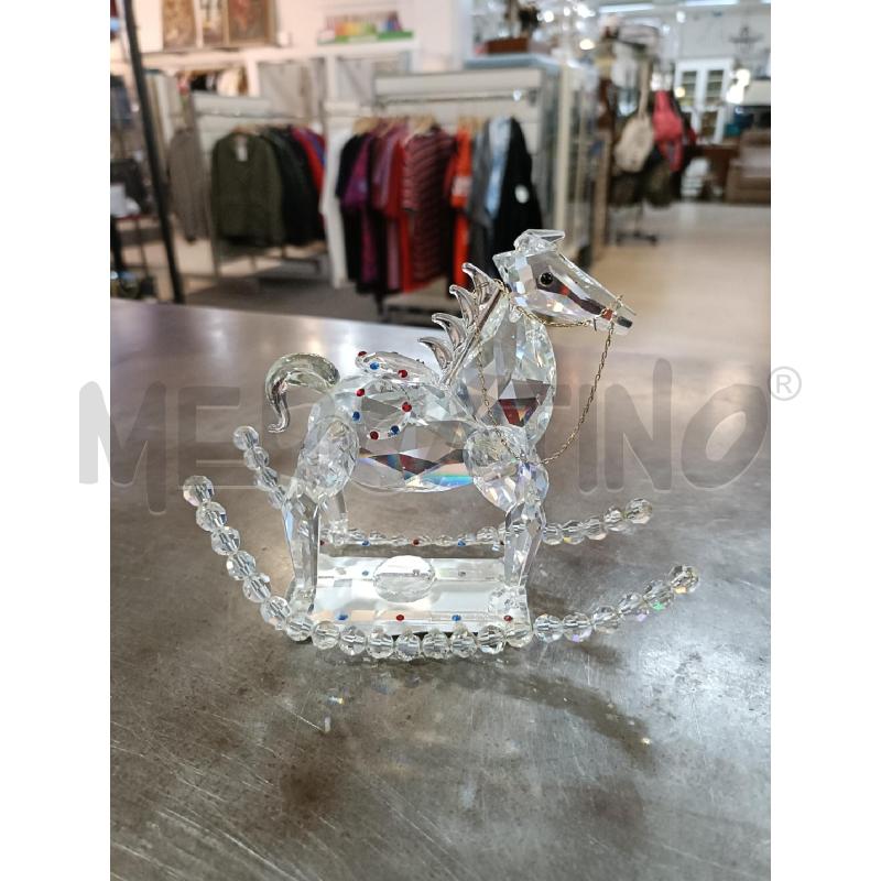 CAVALLO A DONDOLO IN CRISTALLO | Mercatino dell'Usato San  benedetto del tronto 1