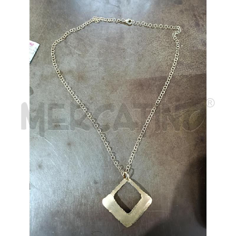 COLLANA ARG CON CIONDOLO FORMA ROMBO | Mercatino dell'Usato San  benedetto del tronto 1