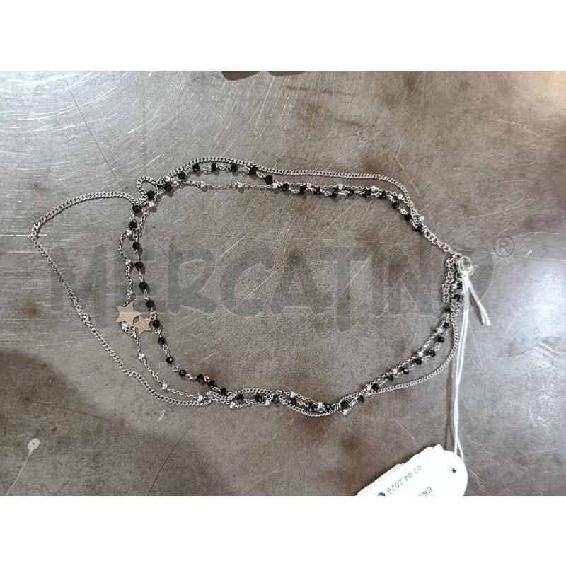 COLLANA ARG PALLINE NERE CON STELLE | Mercatino dell'Usato San  benedetto del tronto 1