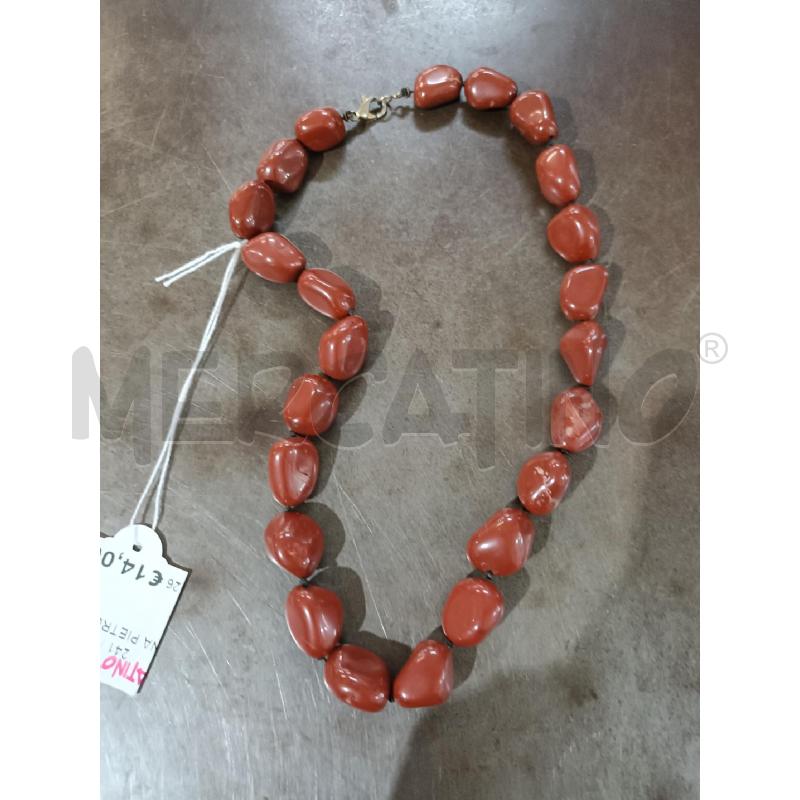 COLLANA PIETRE MARRONI | Mercatino dell'Usato San  benedetto del tronto 1