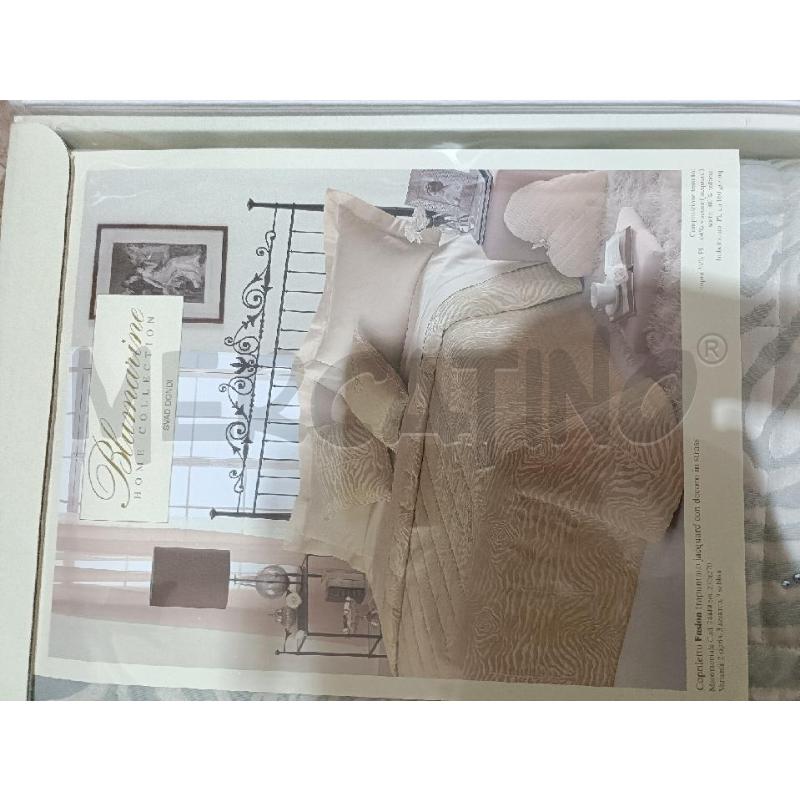 COPRI LETTO FUSION BLUMARINE TRAPUNTATO JACQUARDMATR AZZURRO | Mercatino dell'Usato San  benedetto del tronto 2