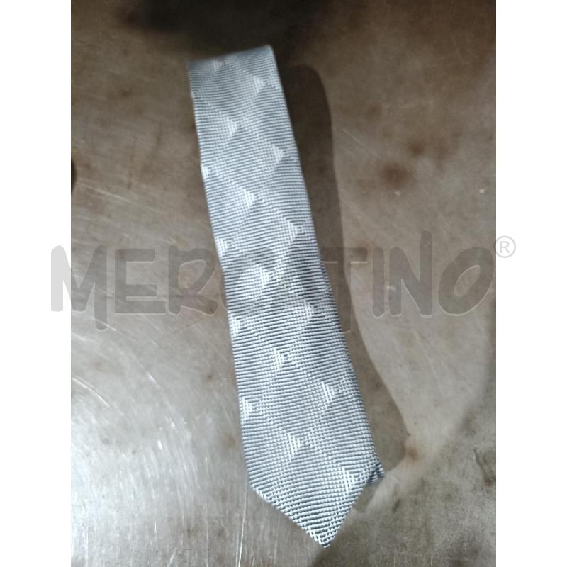 CRAVATTA ROMBI BIANCO GRIGIO NERO EMPORIO ARMANI | Mercatino dell'Usato San  benedetto del tronto 1