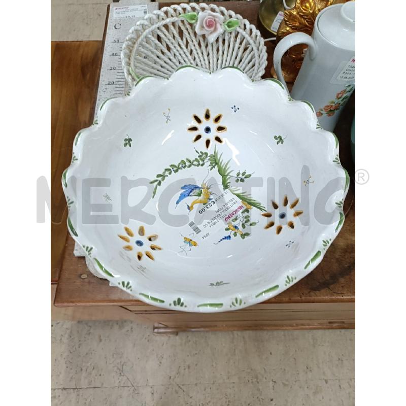 FRUTTIERA CERAMICA UCCELLO E FIORI | Mercatino dell'Usato San  benedetto del tronto 2