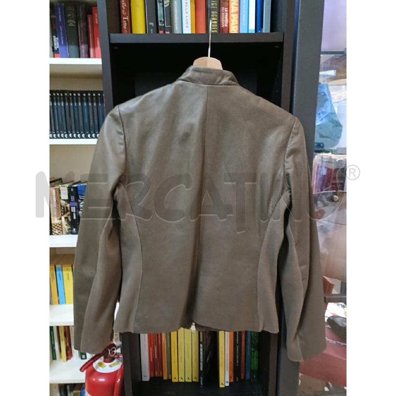 GIACCA PELLE DONNA GRIGIA ANNARITA N | Mercatino dell'Usato San  benedetto del tronto 2
