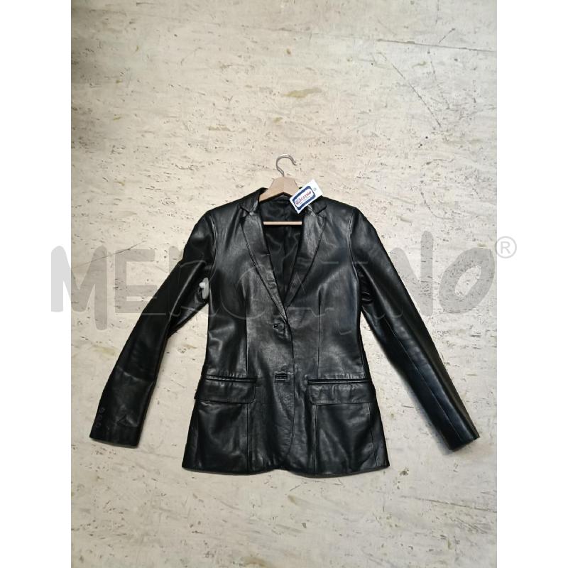 GIACCA PELLE DONNA NERA MARIO GRIFONI | Mercatino dell'Usato San  benedetto del tronto 1
