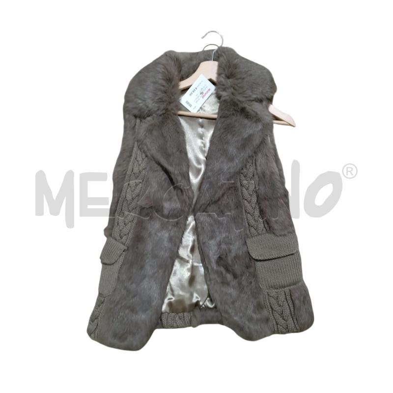 GILET DONNA GRIGIO LIU JO INSERTI LAPIN | Mercatino dell'Usato San  benedetto del tronto 1