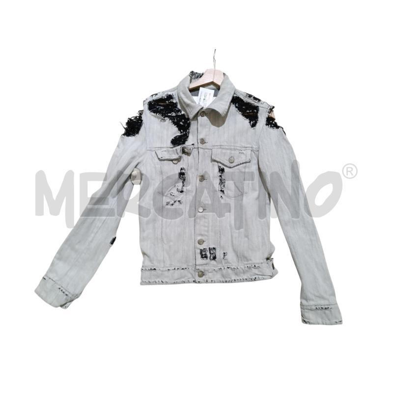 GIUBBINO UOMO JEANS STRAPPI FILO NERO GGDB DENIM | Mercatino dell'Usato San  benedetto del tronto 1