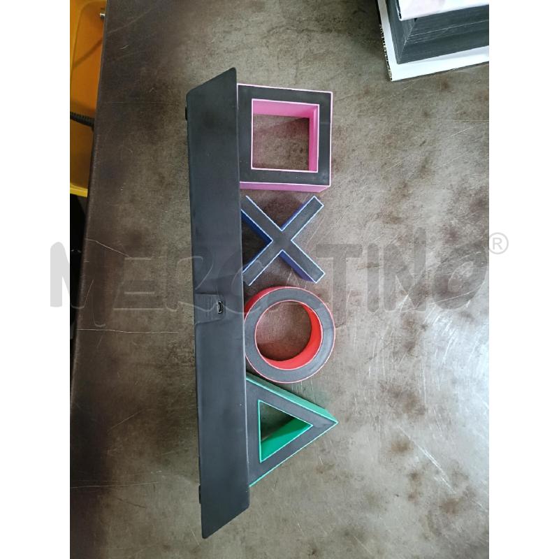 INSEGNA LAMPADA PLAYSTATION  | Mercatino dell'Usato San  benedetto del tronto 1