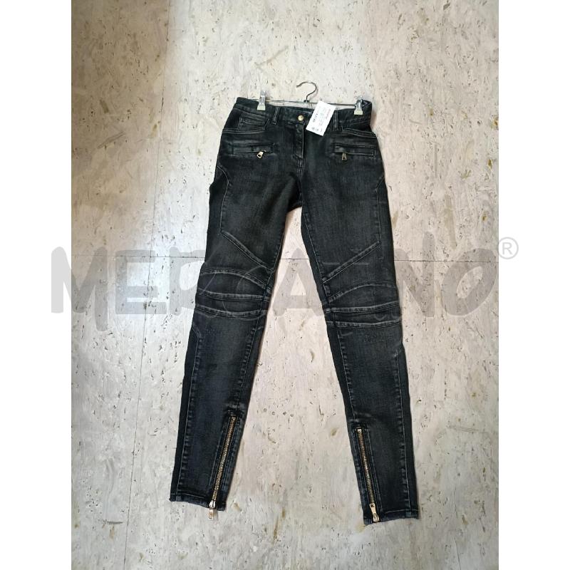 JEANS DONNA NERI BIKER BALMAIN | Mercatino dell'Usato San  benedetto del tronto 1
