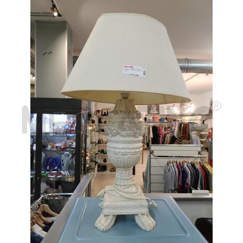 LAMPADA BIANCA COUNTRY CHIC | Mercatino dell'Usato San  benedetto del tronto 1