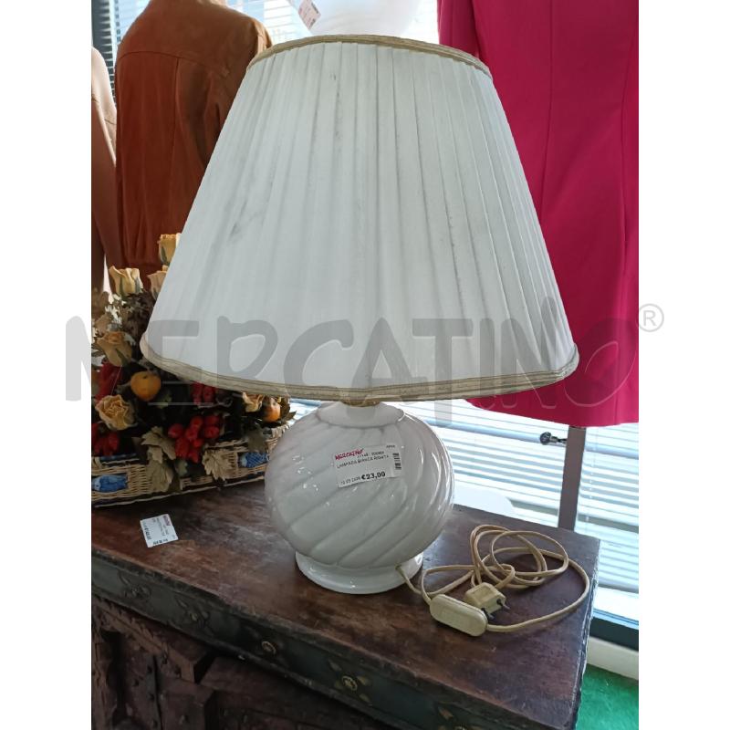 LAMPADA BIANCA RIGATA | Mercatino dell'Usato San  benedetto del tronto 1