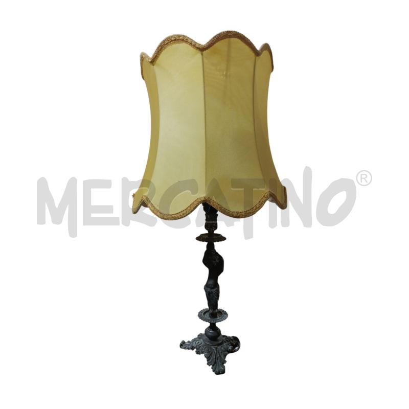 LAMPADA METALLO STATUA AMORINO | Mercatino dell'Usato San  benedetto del tronto 1