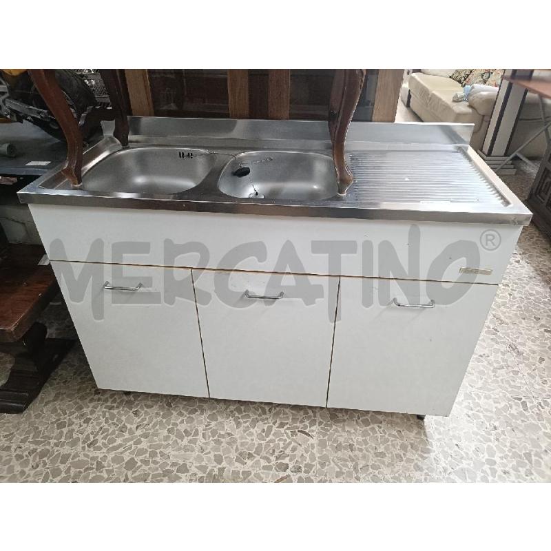 LAVELLO ACCIAIO MONTEGRAPPA DUE VASCHE | Mercatino dell'Usato San  benedetto del tronto 1
