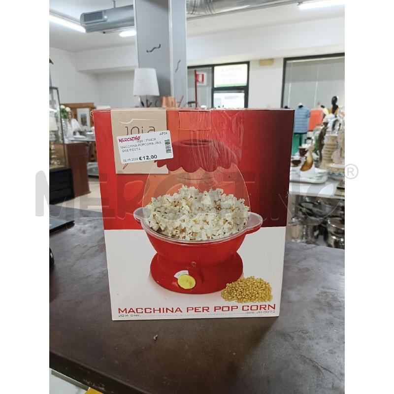 MACCHINA POPCORN JOIA ONE FIESTA | Mercatino dell'Usato San  benedetto del tronto 1