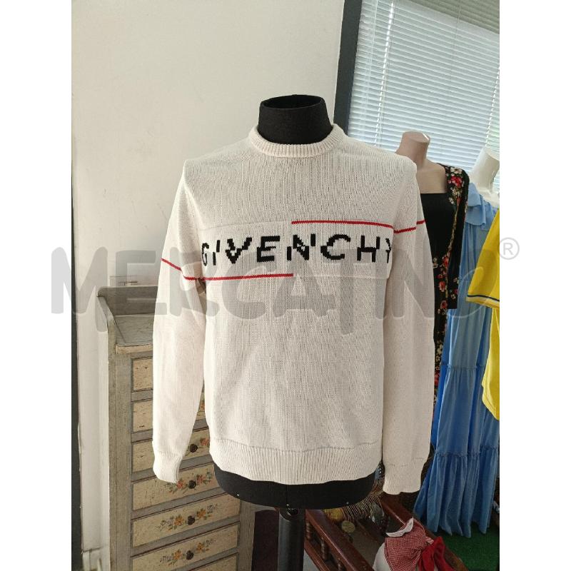 MAGLIA UOMO BIANCA GIVENCHY | Mercatino dell'Usato San  benedetto del tronto 1