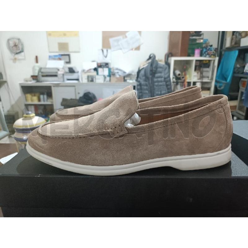 MOCASSINI PELLE UOMO SCAMOSCIATO BEIGE LUCIANO ILARI | Mercatino dell'Usato San  benedetto del tronto 2