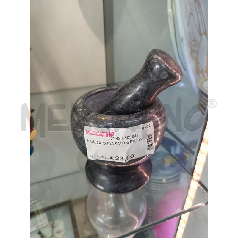 MORTAIO MARMO GRIGIO | Mercatino dell'Usato San  benedetto del tronto 1