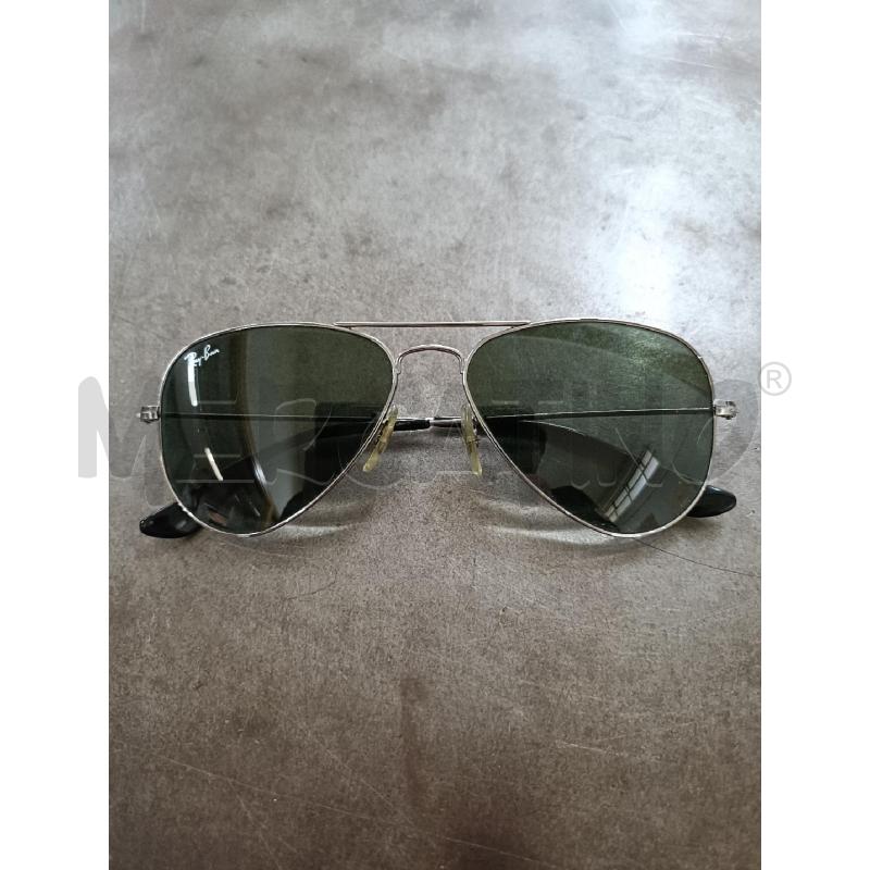 OCCHIALI DONNA RAY BAN AVIATOR CROMATO  | Mercatino dell'Usato San  benedetto del tronto 1