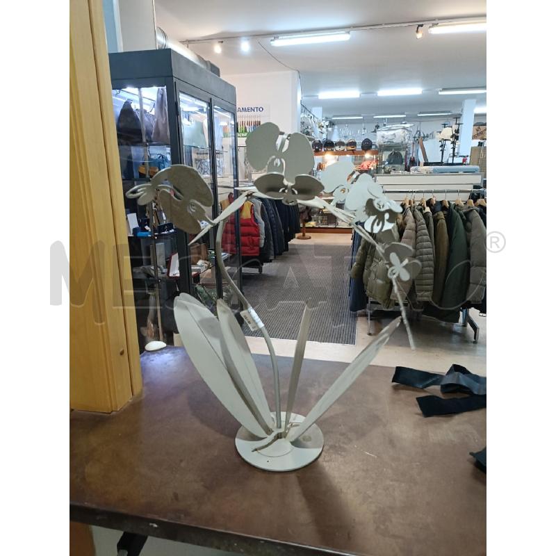 PIANTA ORCHIDEA DA TERRA IN METALLO ARTI E MESTIERI | Mercatino dell'Usato San  benedetto del tronto 1